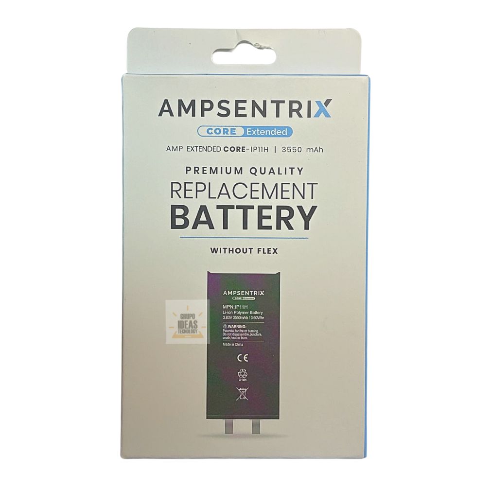 Bateria Iphone 11 Ampsentrix sin Flex - ideastechnology.co Bateria Iphone 11 Ampsentrix sin Flex