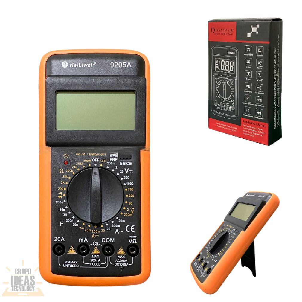 MULTIMETRO KAILIWEI 9205A (2) - ideastechnology.co