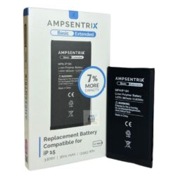 BATERIA AMPSENTRIX IPHONE 15 CON FLEX