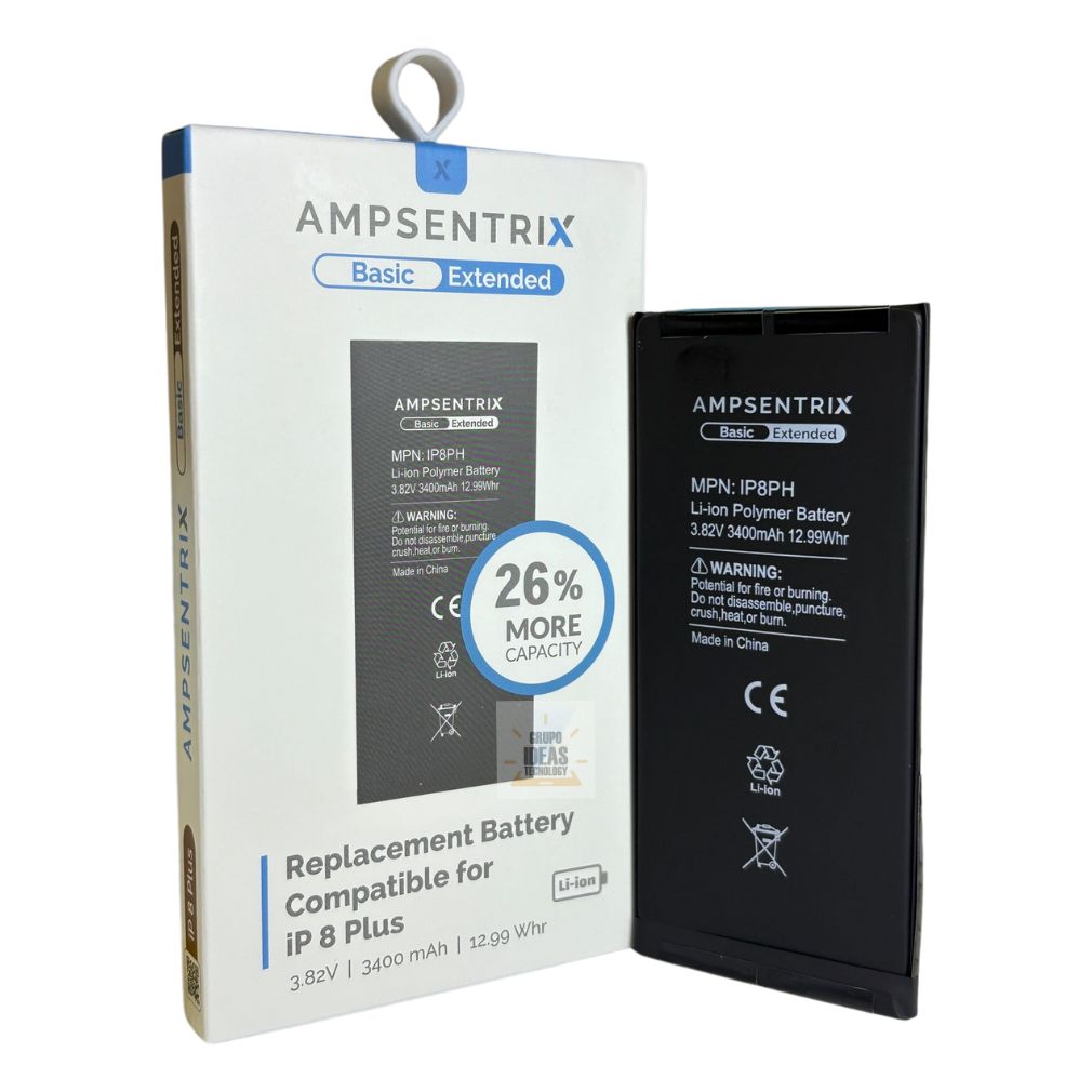 BATERIA AMPSENTRIX IPHONE 8 PLUS CON FLEX - ideastechnology.co BATERIA AMPSENTRIX IPHONE 8 PLUS CON FLEX