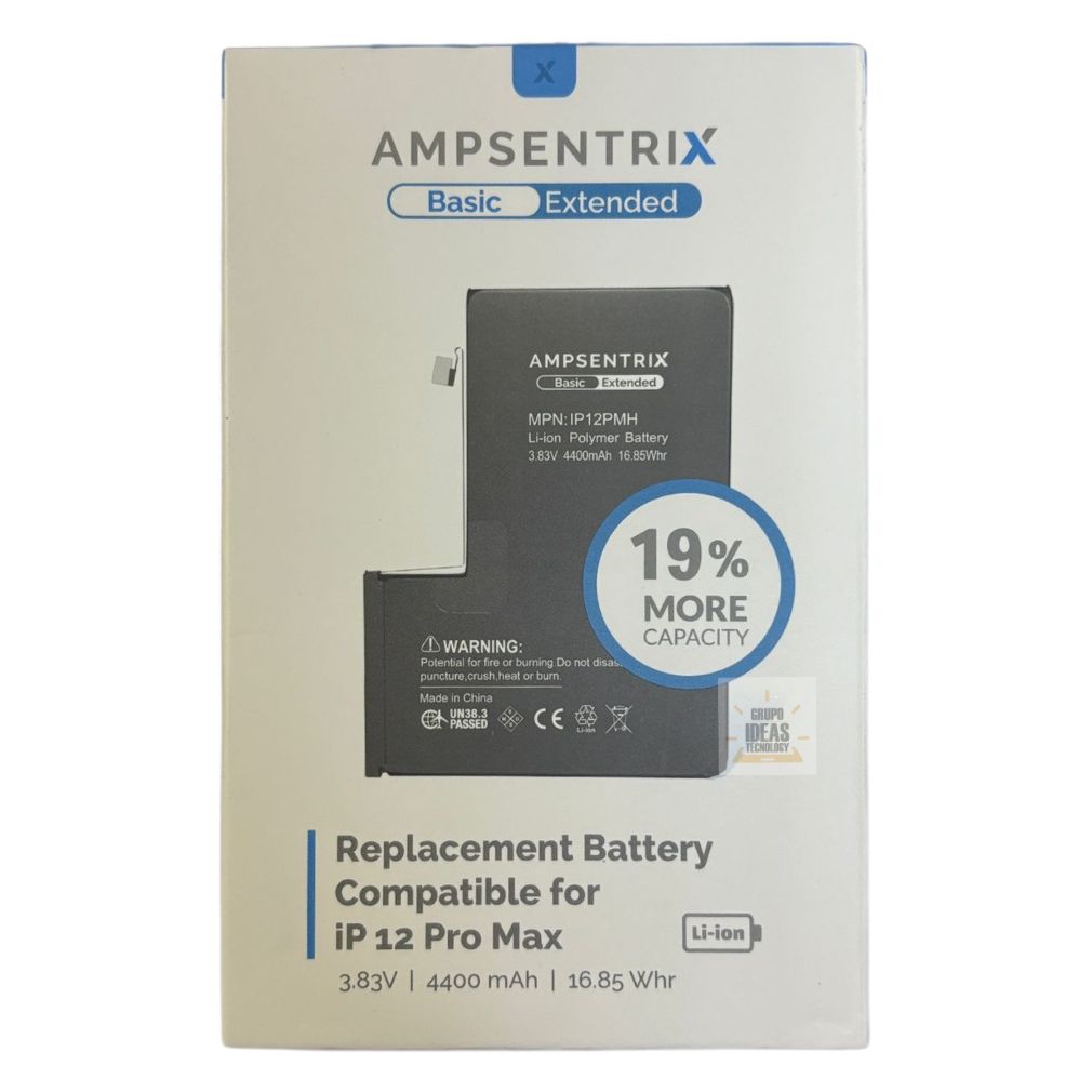 BATERIAS AMPSENTRIX 12 PRO MAX CON FLEX - ideastechnology.co BATERIAS AMPSENTRIX 12 PRO MAX CON FLEX