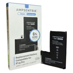 BATERIA AMPSENTRIX IPHONE 15 PRO CON FLEX
