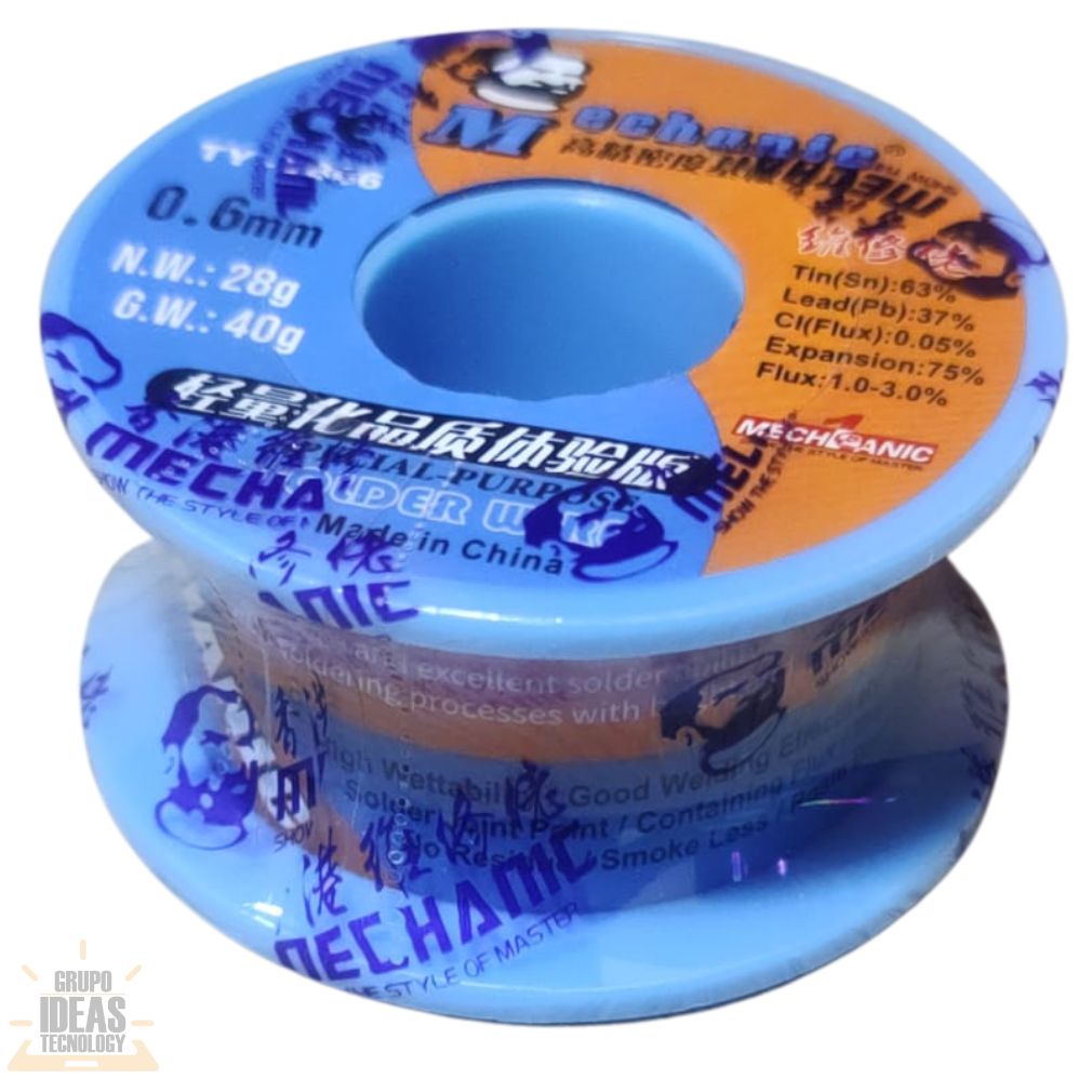 ESTAÑO ROLLO MECHANIC 0,6 2 - ideastechnology.co