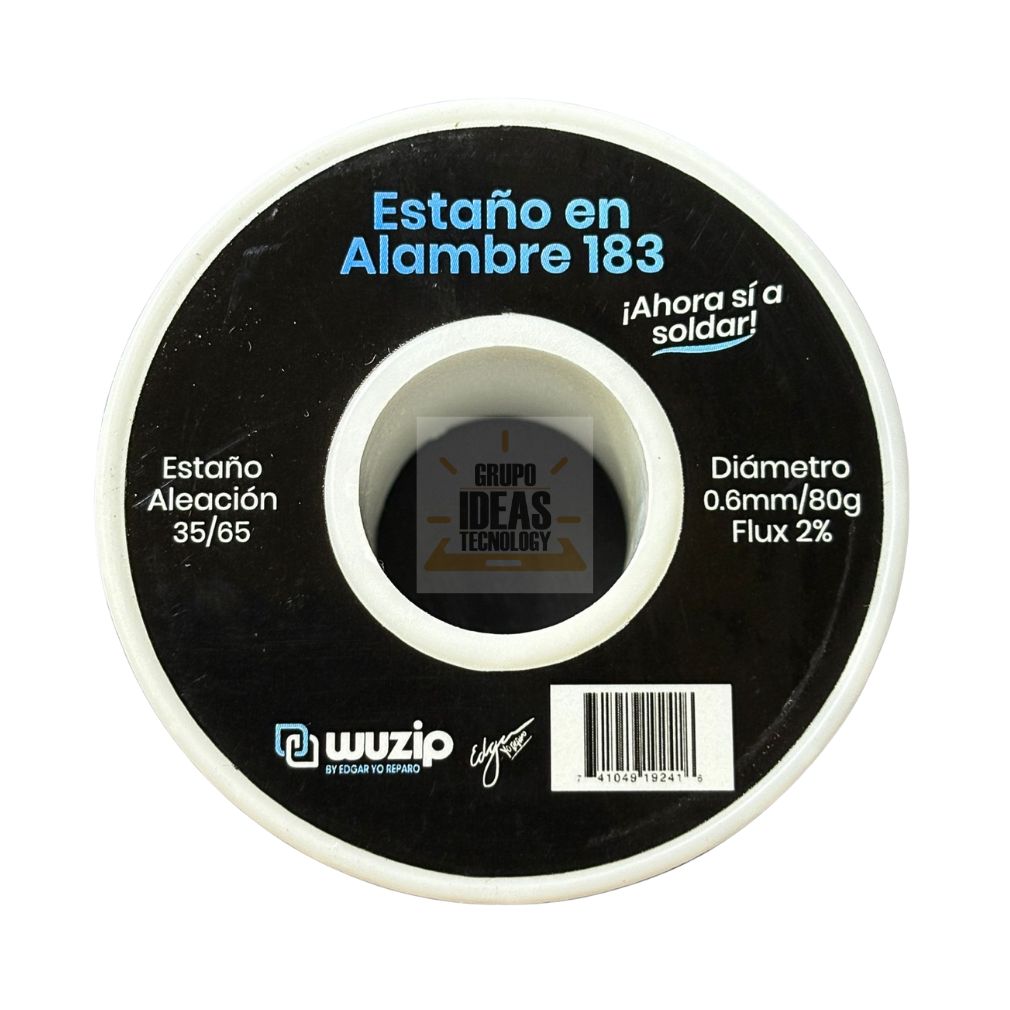 ESTAÑO ROLLO WUZIP 0.6MM - ideastechnology.co ESTAÑO ROLLO WUZIP 0.6MM