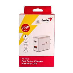 Cargador Genius Pd-20ac 20w Carga Rapida