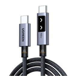 Cable Ugreen Uno 100w Usb-c a Usb-c Con Pantalla LED