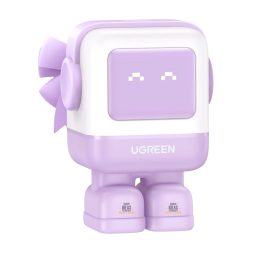 Cargador Ugreen Uno Robot 65W GaN USB-C Purpura Carga Rápida PD